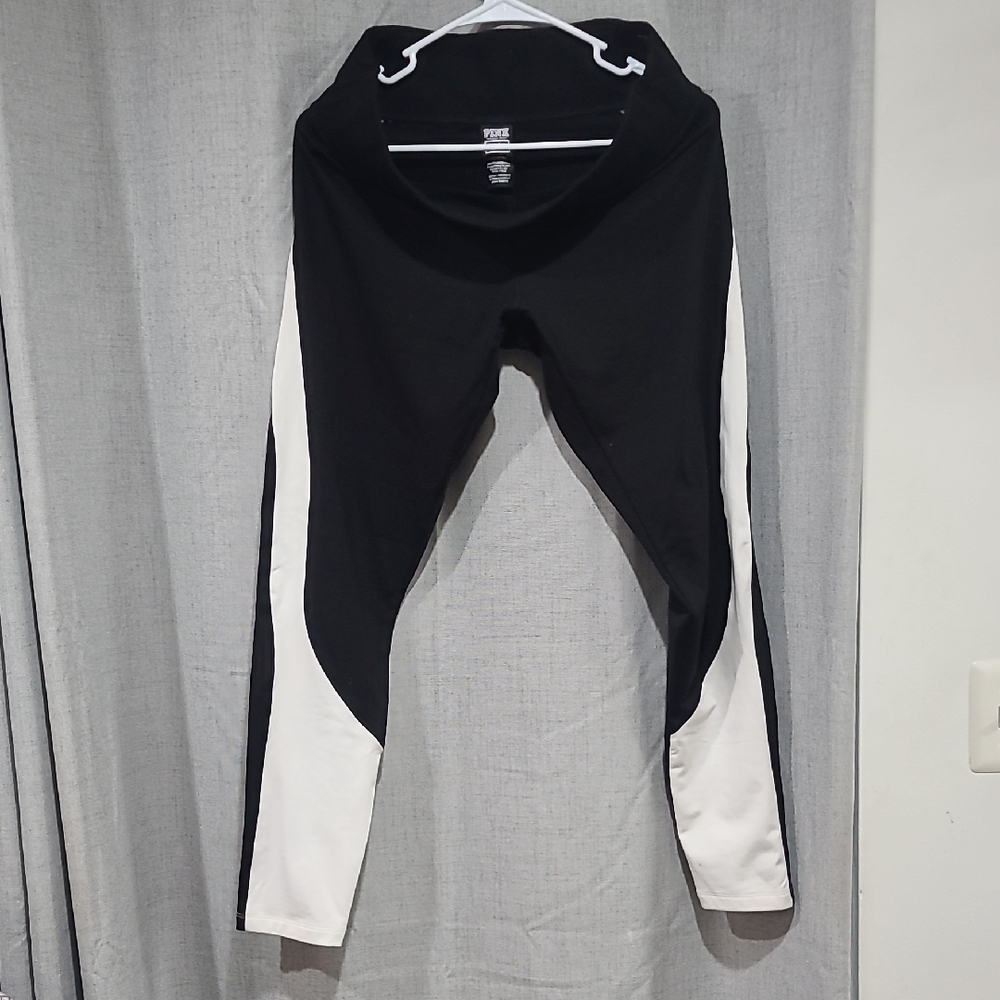 PINK Victoria's Secret Cozy Black Leggings